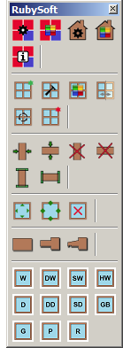 Sketchup Extension pop-up window Toolbar